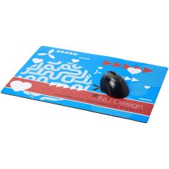   Q-Mat® A3 sized counter mat, Recycled plastic, 350 g/m² gloss paper and black masterbatch, solid black