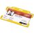 Vega plastic card holder, GPPS Plastic, Yellow