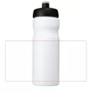 Baseline® Plus 650 ml sport bottle, HDPE Plastic, PP Plastic, White, solid black