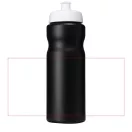 Baseline® Plus 650 ml sport bottle, HDPE Plastic, PP Plastic,  solid black,White