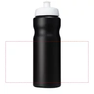   Baseline® Plus 650 ml sport bottle, HDPE Plastic, PP Plastic,  solid black,White