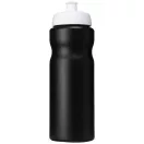 Baseline® Plus 650 ml sport bottle, HDPE Plastic, PP Plastic,  solid black,White