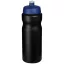Baseline® Plus 650 ml sport bottle, HDPE Plastic, PP Plastic,  solid black,Blue