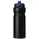 Baseline® Plus 650 ml sport bottle, HDPE Plastic, PP Plastic,  solid black,Blue