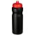Baseline® Plus 650 ml sport bottle, HDPE Plastic, PP Plastic,  solid black,Red  