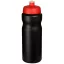 Baseline® Plus 650 ml sport bottle, HDPE Plastic, PP Plastic,  solid black,Red  