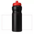 Baseline® Plus 650 ml sport bottle, HDPE Plastic, PP Plastic,  solid black,Red  