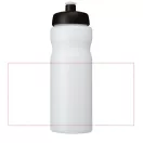 Baseline® Plus 650 ml sport bottle, HDPE Plastic, PP Plastic, Transparent, solid black