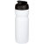 Baseline® Plus 650 ml flip lid sport bottle, HDPE Plastic, PP Plastic, White, solid black