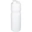 Baseline® Plus 650 ml flip lid sport bottle, HDPE Plastic, PP Plastic, White