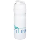 Baseline® Plus 650 ml flip lid sport bottle, HDPE Plastic, PP Plastic, White