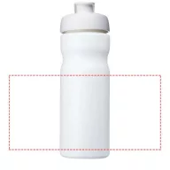   Baseline® Plus 650 ml flip lid sport bottle, HDPE Plastic, PP Plastic, White