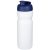 Baseline® Plus 650 ml flip lid sport bottle, HDPE Plastic, PP Plastic, White,Blue