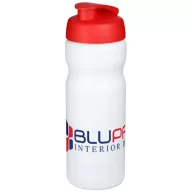   Baseline® Plus 650 ml flip lid sport bottle, HDPE Plastic, PP Plastic, White,Red  