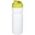 Baseline® Plus 650 ml flip lid sport bottle, HDPE Plastic, PP Plastic, White,Lime  