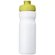   Baseline® Plus 650 ml flip lid sport bottle, HDPE Plastic, PP Plastic, White,Lime  