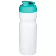   Baseline® Plus 650 ml flip lid sport bottle, HDPE Plastic, PP Plastic, White,Aqua