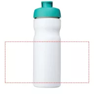   Baseline® Plus 650 ml flip lid sport bottle, HDPE Plastic, PP Plastic, White,Aqua