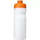 Baseline® Plus 650 ml flip lid sport bottle, HDPE Plastic, PP Plastic, White,Orange  