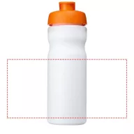   Baseline® Plus 650 ml flip lid sport bottle, HDPE Plastic, PP Plastic, White,Orange  