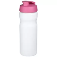   Baseline® Plus 650 ml flip lid sport bottle, HDPE Plastic, PP Plastic, White,Pink  