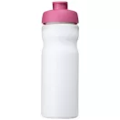 Baseline® Plus 650 ml flip lid sport bottle, HDPE Plastic, PP Plastic, White,Pink  
