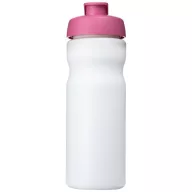   Baseline® Plus 650 ml flip lid sport bottle, HDPE Plastic, PP Plastic, White,Pink  