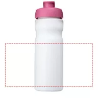   Baseline® Plus 650 ml flip lid sport bottle, HDPE Plastic, PP Plastic, White,Pink  
