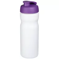   Baseline® Plus 650 ml flip lid sport bottle, HDPE Plastic, PP Plastic, White,Purple  