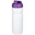 Baseline® Plus 650 ml flip lid sport bottle, HDPE Plastic, PP Plastic, White,Purple  