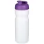 Baseline® Plus 650 ml flip lid sport bottle, HDPE Plastic, PP Plastic, White,Purple  