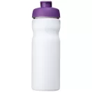 Baseline® Plus 650 ml flip lid sport bottle, HDPE Plastic, PP Plastic, White,Purple  