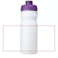   Baseline® Plus 650 ml flip lid sport bottle, HDPE Plastic, PP Plastic, White,Purple  