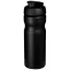 Baseline® Plus 650 ml flip lid sport bottle, HDPE Plastic, PP Plastic,  solid black