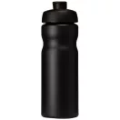 Baseline® Plus 650 ml flip lid sport bottle, HDPE Plastic, PP Plastic,  solid black