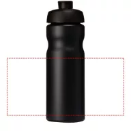   Baseline® Plus 650 ml flip lid sport bottle, HDPE Plastic, PP Plastic,  solid black