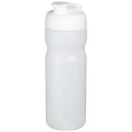   Baseline® Plus 650 ml flip lid sport bottle, HDPE Plastic, PP Plastic, Transparent,White