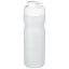 Baseline® Plus 650 ml flip lid sport bottle, HDPE Plastic, PP Plastic, Transparent,White