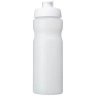  Baseline® Plus 650 ml flip lid sport bottle, HDPE Plastic, PP Plastic, Transparent,White