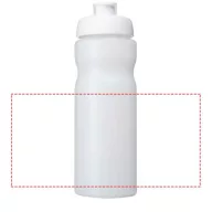  Baseline® Plus 650 ml flip lid sport bottle, HDPE Plastic, PP Plastic, Transparent,White