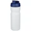 Baseline® Plus 650 ml flip lid sport bottle, HDPE Plastic, PP Plastic, Transparent,Blue