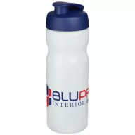   Baseline® Plus 650 ml flip lid sport bottle, HDPE Plastic, PP Plastic, Transparent,Blue