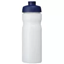 Baseline® Plus 650 ml flip lid sport bottle, HDPE Plastic, PP Plastic, Transparent,Blue