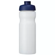   Baseline® Plus 650 ml flip lid sport bottle, HDPE Plastic, PP Plastic, Transparent,Blue