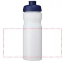 Baseline® Plus 650 ml flip lid sport bottle, HDPE Plastic, PP Plastic, Transparent,Blue