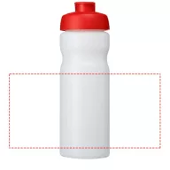   Baseline® Plus 650 ml flip lid sport bottle, HDPE Plastic, PP Plastic, Transparent,Red  