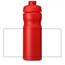 Baseline® Plus 650 ml flip lid sport bottle, HDPE Plastic, PP Plastic, Red