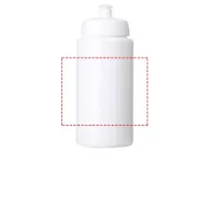   Baseline® Plus grip 500 ml sports lid sport bottle, HDPE Plastic, PP Plastic, White