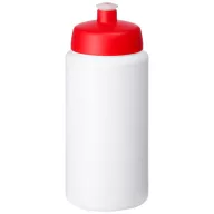   Baseline® Plus grip 500 ml sports lid sport bottle, HDPE Plastic, PP Plastic, White,Red  