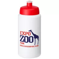   Baseline® Plus grip 500 ml sports lid sport bottle, HDPE Plastic, PP Plastic, White,Red  